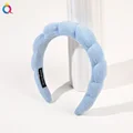 Towelling light blue