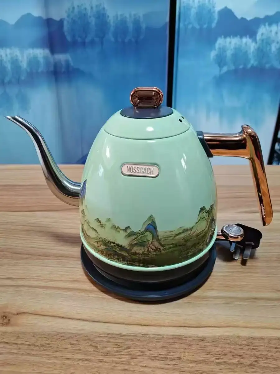 0.8L 800w Automatic Power Off Art Retro Electric K...