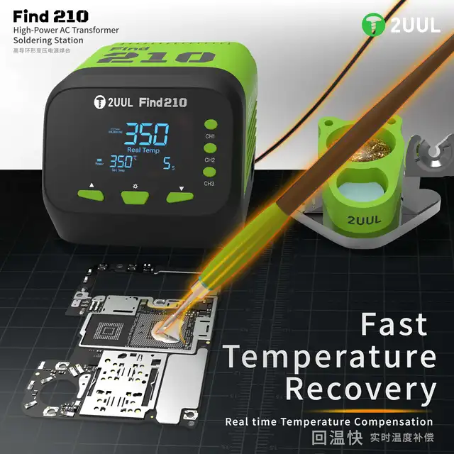 كاوي لحام 2UUL Find 210 (60W) لسنون C210 الدقيقة 5