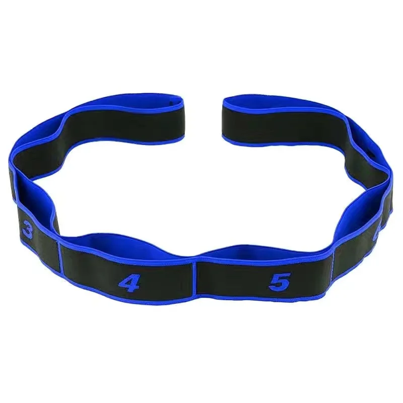 High Elasticity Yoga Stretch Resistance Bands - Multi-Segment Stretching and Fitness Belt