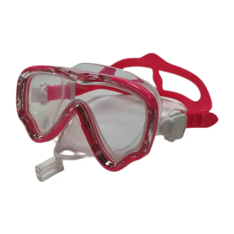 Children's Swim goggles Diving Snorkel Mask with Nose Cover Swimming Goggles for Boys Girls Youth 5-16