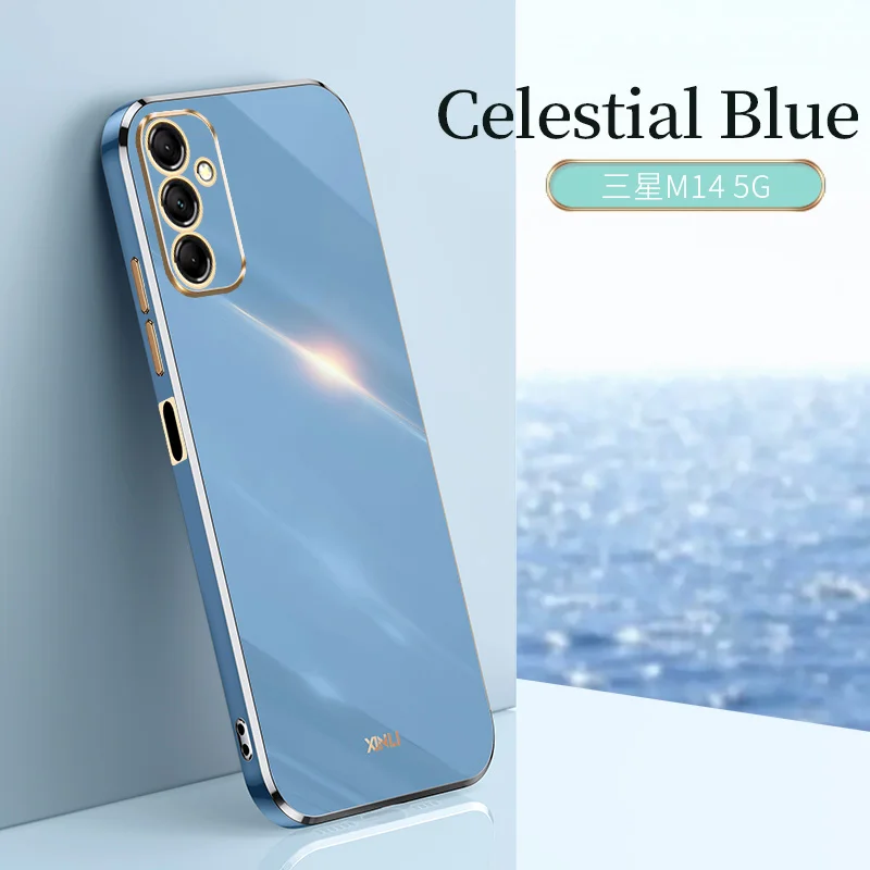 thumbnail image 1 of Luxury 6D Plating Case For Samsung A25 A55 A15 A35 A33 5G Soft Galaxy S24 S23 Ultra S22 Plus FE A54 A34 A13 A32 A14 A24 4G Cover, 1 of 5