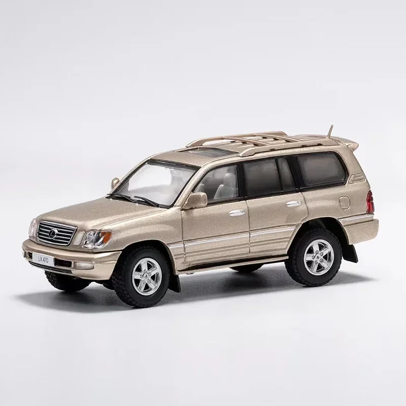 Lexus LX 470 landcruiser100 ランクル 1/64 黒 1/64 LEXUS LX470 SUV Diecast Car Model Toys White/Black/Gold