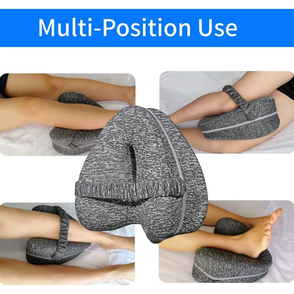 1PC Knee Leg Pillows Foam Support Pillow for Sleeping Back Pain Leg Pillow for Sleeping On Side Memory Foam Cushion Knee Pillows knee leg pillows