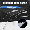 100Pcs Glue Bottle Tips Glue Dropper Micro-Tips Plastic Glue Extender Precision Applicator Dropping Tube Nozzle For Crafting Lab 1