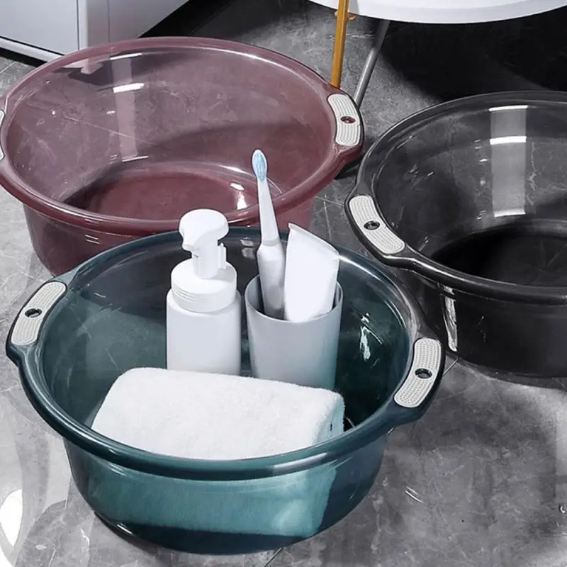 Wasbak Anti-Slip Verdikking Handige Multifunctionele Antislip Ruimtebesparende Wastafel Gemakkelijk Schoon Te Maken Plastic Bassin