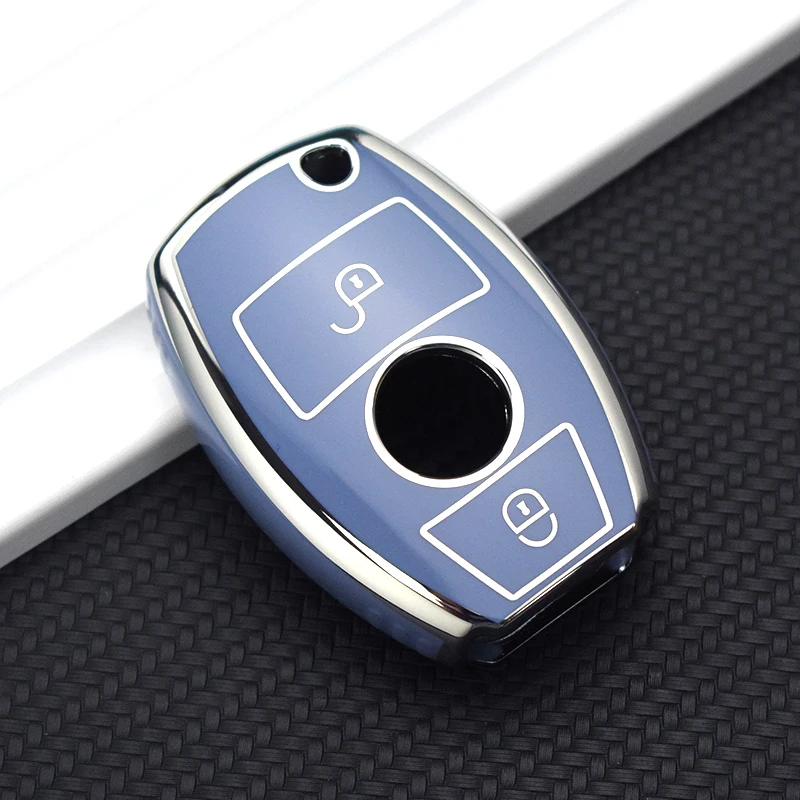 OFF WE GO Sleutelhoes cover autosleutelhoes voor Mercedes Benz A B C E G S SL CLS klasse SLC CLA GLB