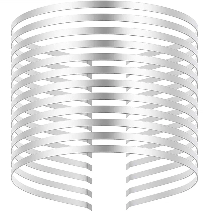 10pcs 2/4/6/8/10mm Width Steel Metal Head Bands Hair Headbands Frames Base Setting Accessories for DIY Craft Jewelry Women jewelry accessories hair accessory