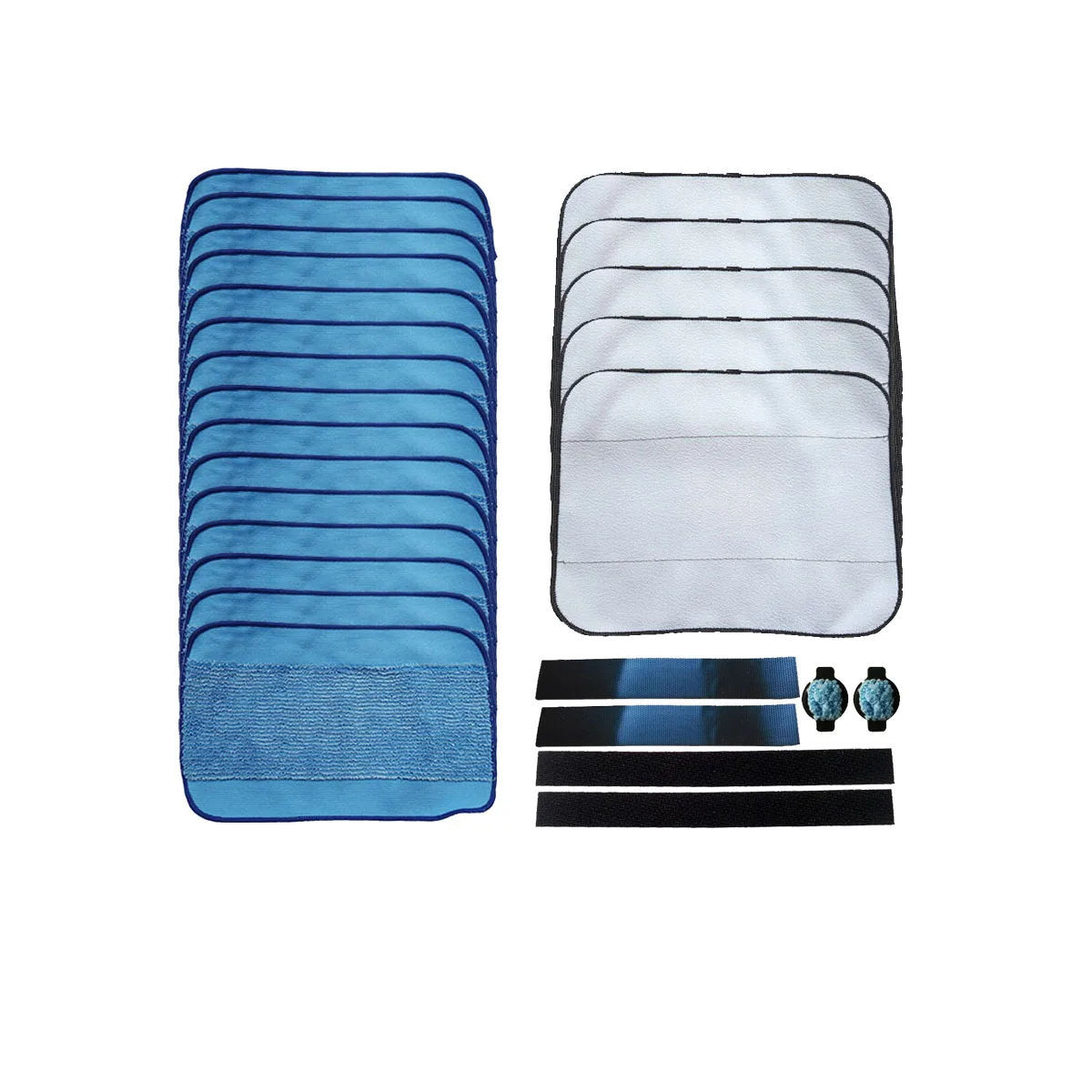 Mop Pano Roda Tira de Borracha Pneu Água Pavio Tampão Velcro para Irobot Braava 320 375 381 380t 390t Hortelã 5200c Aspirador de pó Parte