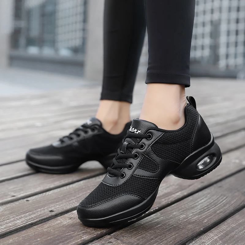 Mesh Cloth Dance Sneakers Jazz Shoes Dancing Modern Footwear Belly Contemporary Gym Dancers Leisure Sports Men Women Child Adult