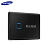 Original Samsung T7 Touch SSD 1TB 2TB External Solid State Disk Hard Drive Fingerprint Recognition Portable For Laptop Desktop 2