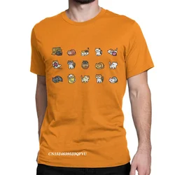 Neko Atsume Kawaii Cat Game Kitty Collector Tee Shirt For Men Funny Cotton Tees Round Neck Harajuku Tshirt Aesthetic Camisas