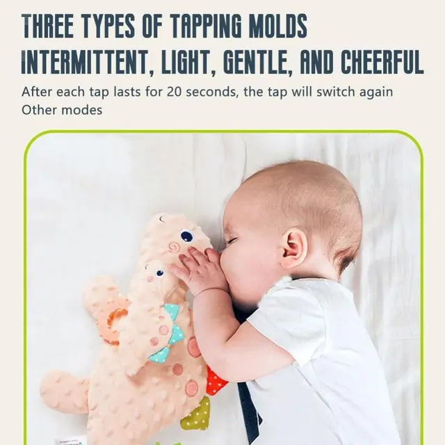 Tapping Hand 23in Baby Patter For Sleep, Baby Startle Prevention
