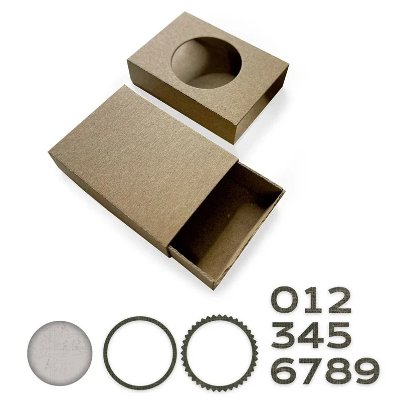 2021 New Frame Metal Cutting Dies For Diy Making 3D Pop-Up Gift Box Biglietto Di Auguri Digital Paper Scrapbooking No Clear Timbri Set