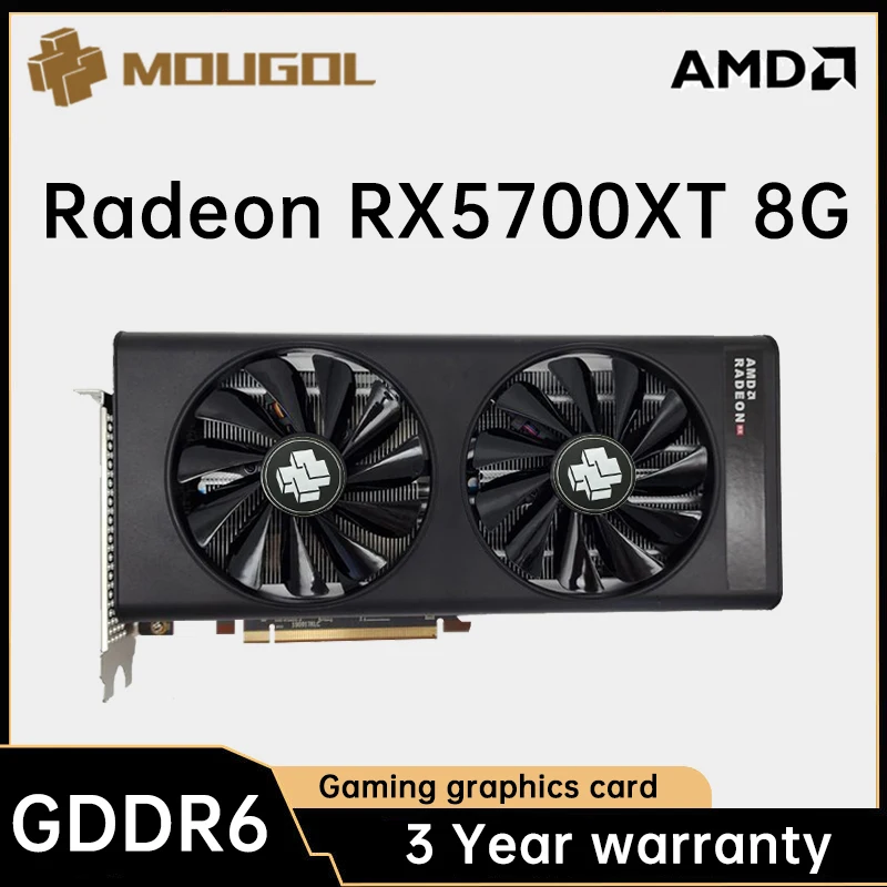 MOUGOL AMD Radeon RX5700XT 8G Graphics Card GDDR6 7nm Gaming MOUGOL AMD Radeon RX5700XT 8G Graphics Card GDDR6 7nm Gaming
