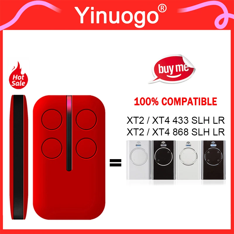 868MHz FAAC XT2 XT4 868 SLH LR 차고 문 원격 제어 433MHz FAAC XT2 XT4 868 SLH LR 게이트 원격 제어와 호환 가능