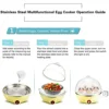 Rapid Egg Cooker: 7 Egg Capacity Electric Egg Cooker for Hard Boiled Eggs, Poached Eggs, Scrambled Eggs Pink EU Plug 5