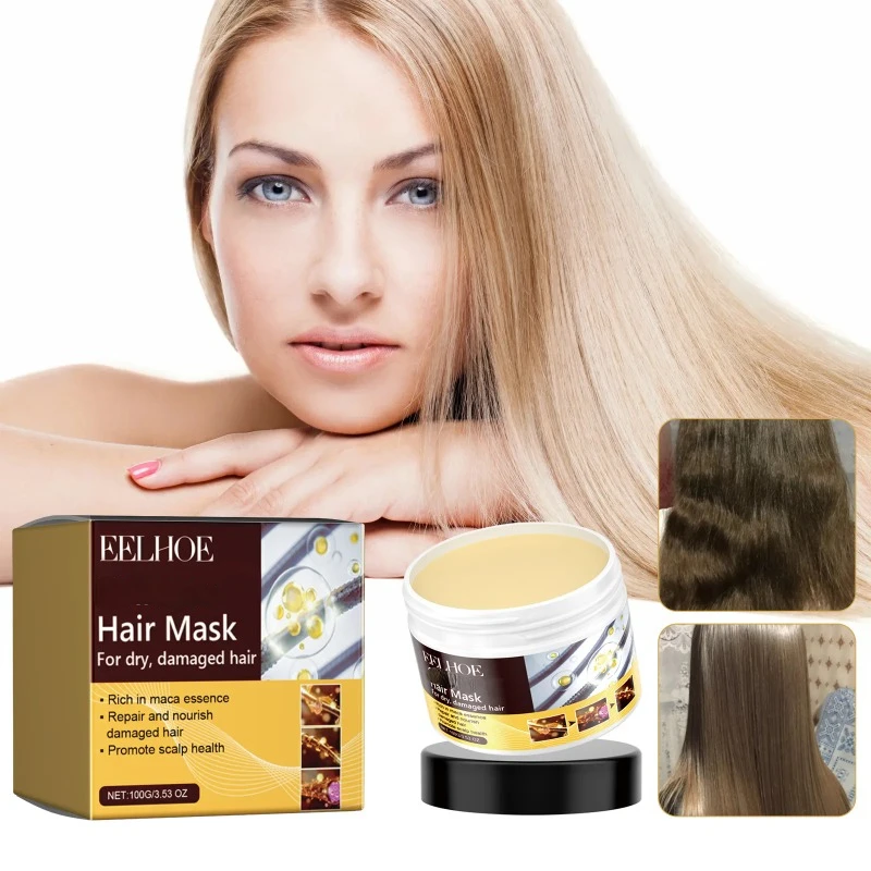 

Repair Hair Mask Moisturizing Smoothing Prevent Breakage Hair Care Soften Frizz Damaged Hair Nourishing Treatment