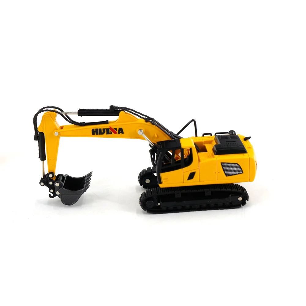 Huina 1319 New Excavator Nine-channel Remote Control Flat Trailer 1:24 Simulation Engineering Car Children's Birthday Gift Toys 4