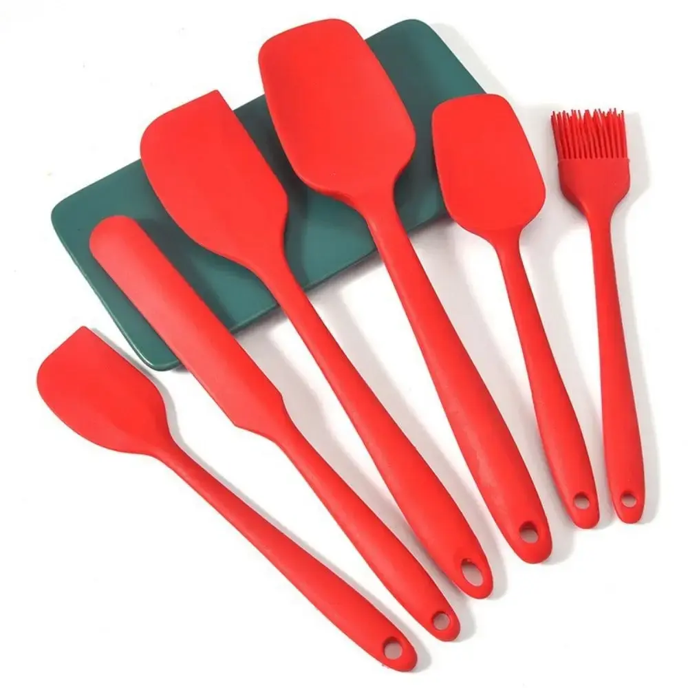 Kitchen Bakehouse Cream Spatula Bbq Brush Set Silicone Kitchenware Cake Spatula Baking Set Tools 6pcs cream spatula silicone spatula cake spatula kitchen spatula silicone cookware cake decorating tools
