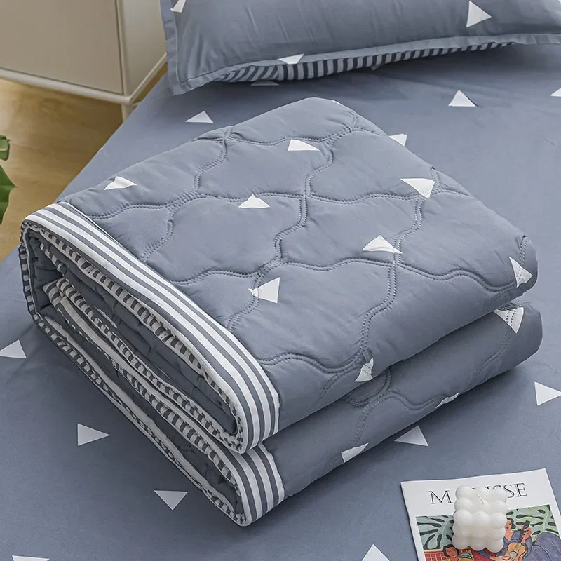 Quilting Spring Summer Soft Breathable Mechanical Wash Quilted Comforter Single Double Bed for Children Adults,summer quilt,summer quilt set,bed comforter