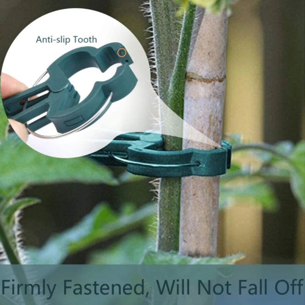 

10pcs Plastic Plant Clips Supports Connects Reusable Protection Grafting Fixing Tool Gardening Supplies For Vegetable Tomato