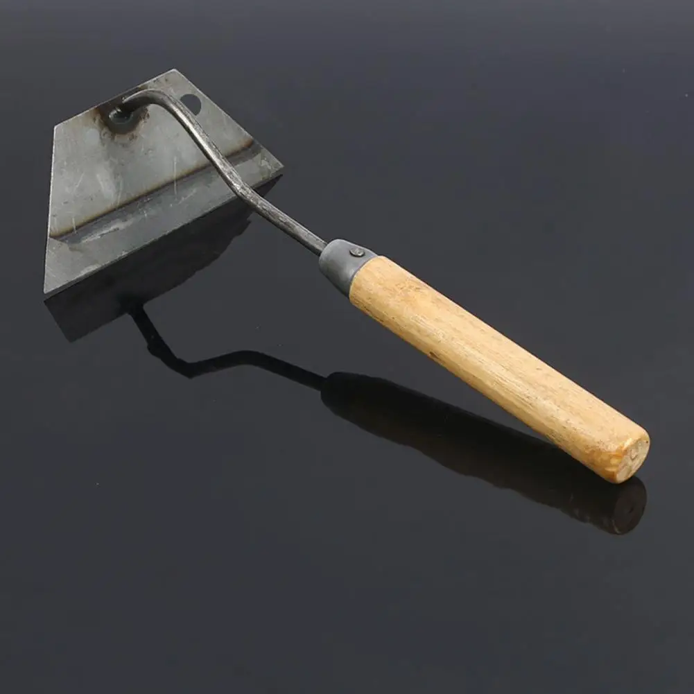 Hand-held Hardened Hollow Hoe with Ergonomic Handle Rustproof Easy Weeding Soil Loosening Farm Hole Garden Supplies