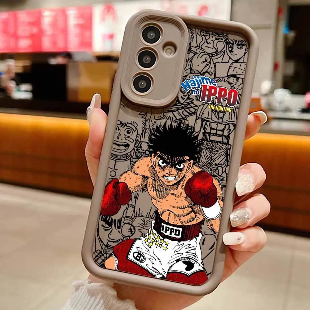 Hajime No Ippo Boxing Themed Silicone Phone Case with Lanyard