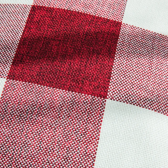 Geometriai Stílusú Párna Borító Kockás Minta Piros Szürke Fekete Kék Bézs Csíkpárnák Burkolatok Otthoni Dekoráció Kanapék Ülés Tok - Image 4