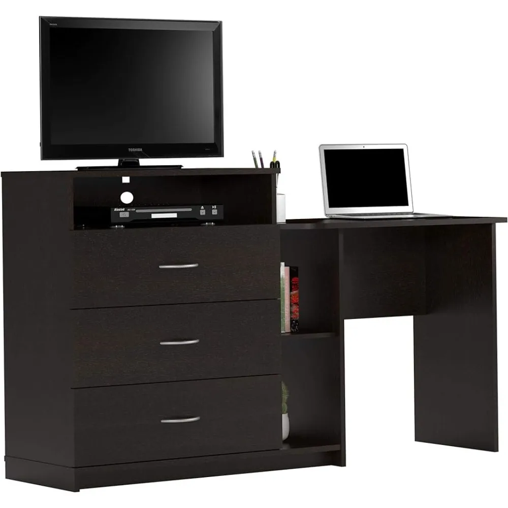 

Portable Folding Table for Laptop Bed Espresso Rebel Media Dresser and Desk Desktop for Pc Setup Accessories Gamer Cabinet Chair