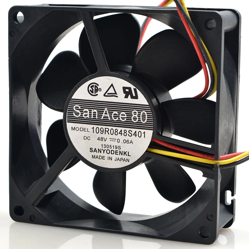 Sanyo San Ace 80 109R0848S401 DC 48V 0.06A 8cm 8025 80x80x25mm    ð ǳ
