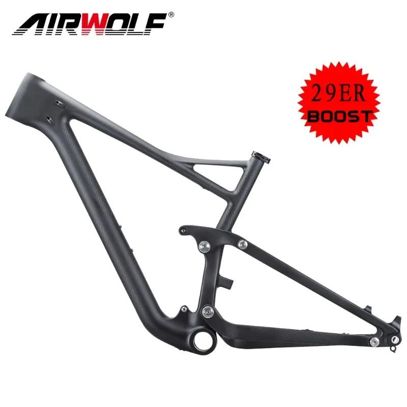 

Airwolf 29ER 15 17 19 дюймов фотокарбоновая велосипедная Рама через ось Boost 148*12 мм PF30 горная рама для рамы горного велосипеда