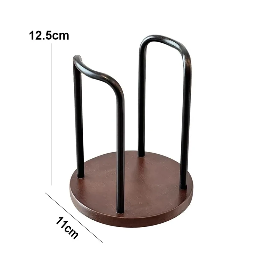 Disposable Cup Storage Holder Rack Shelf Water Tea Cups Wood Dispenser with Longer Stick Mug Display Stand Organizer Supplies 6