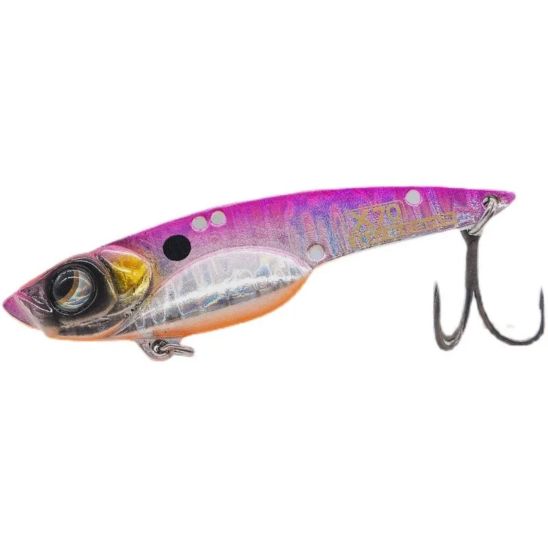 NEW Lurefans 1pcs BABY SNAKE Metal Vib Bait X50/X55/X60/X70 Sinking Fishing  Lure 7.5/9.5/13.5/19.5g Wobbler For Bass Perch Pesca