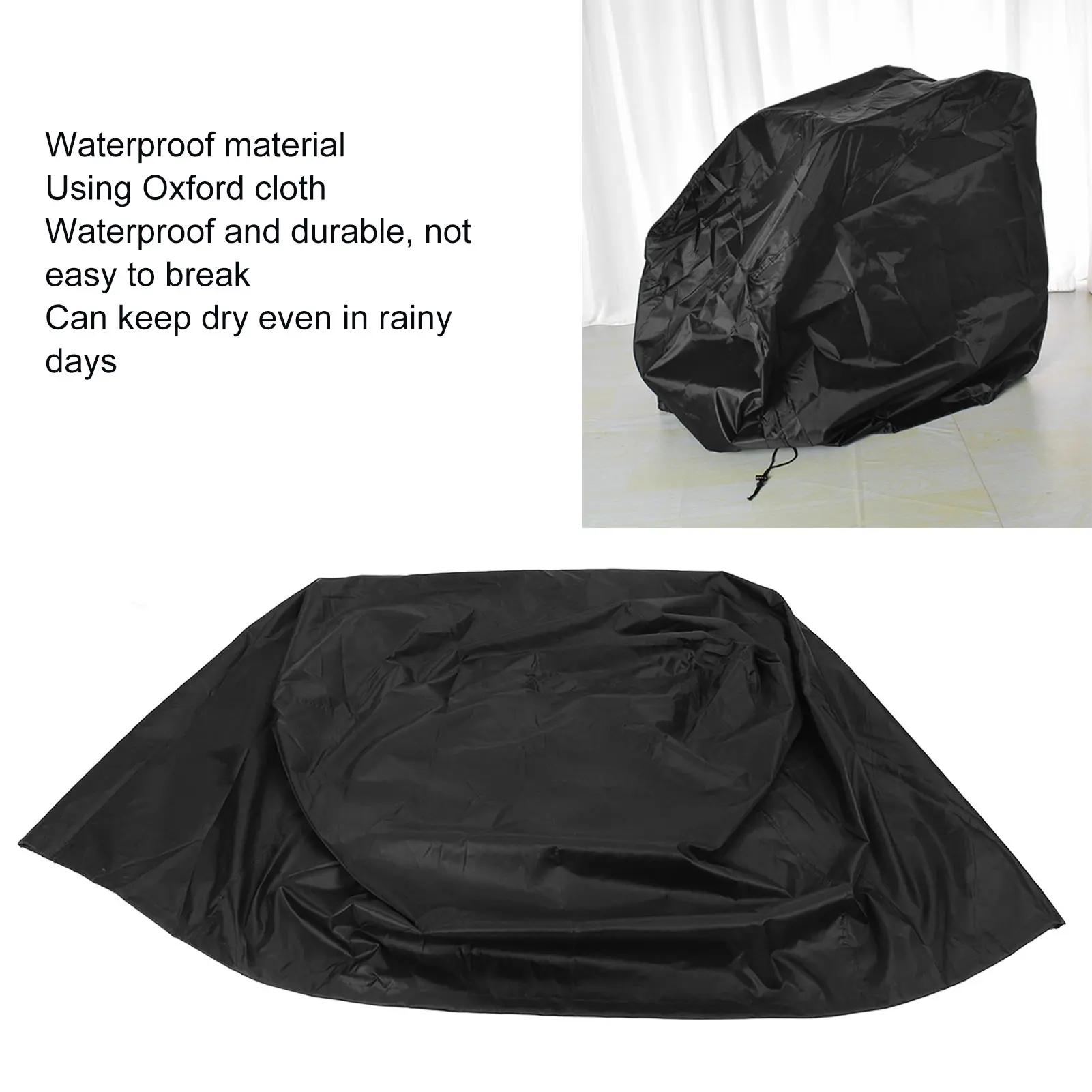 Wheelchair Cover Sun  Dustproof Elastic Shrinkage Bottom Mobility Scooter Dust Cover Adjustable for Mobility Scooter 4