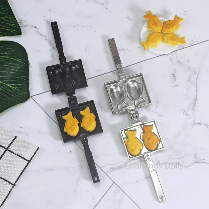 Dollhouse Mini Waffle Mold Miniature Food Play Creative Model for Dollhouse Kitchen Furniture Decorative Accessories 5