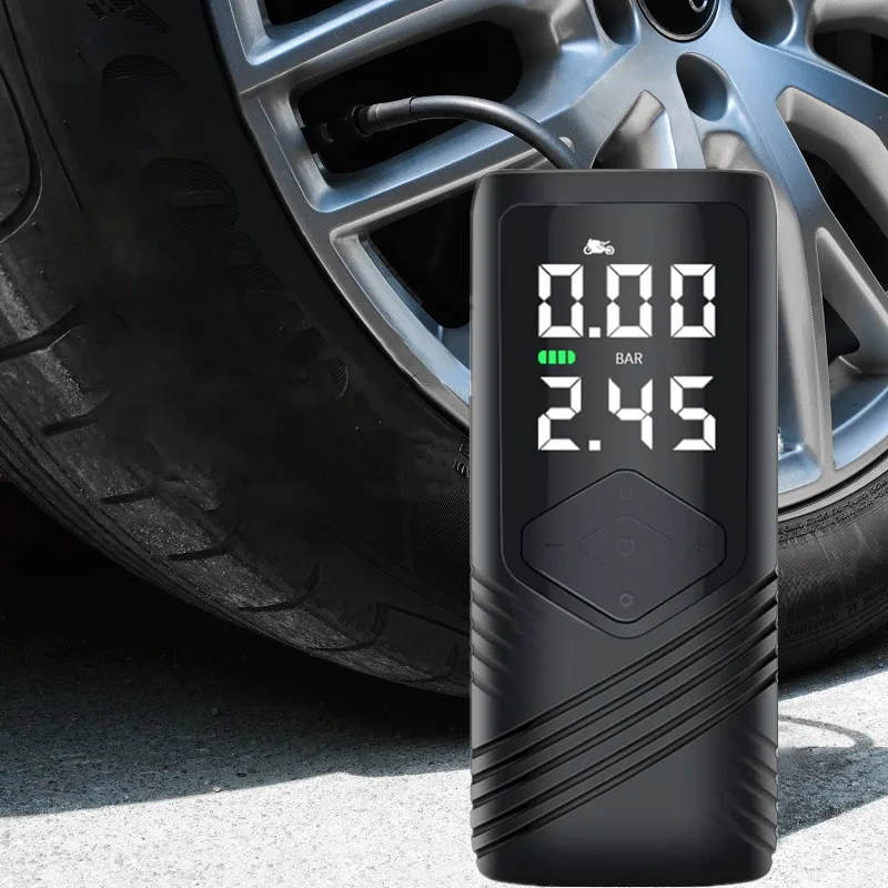 

Car Electric Air Compressor Portable Inflator/Deflator Pump Air Pump Flashlight/Power Bank Multifunctional For bike Car Motor