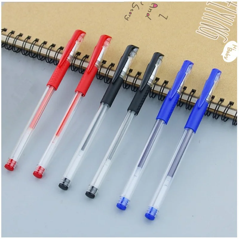 23PCS Gel Pen Set School Supplies Black Blue Red Ink Color 0.5mm Ballpoint Pen Kawaii Pen Students School Office Stationery 2