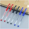 23PCS Gel Pen Set School Supplies Black Blue Red Ink Color 0.5mm Ballpoint Pen Kawaii Pen Students School Office Stationery 2