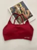 Dynamic Backless Sports Bra With Logo Women Seamless Yoga Top Bra Medium Support Padded Gym Crop Top Stretchy Fitness Sports Top 5
