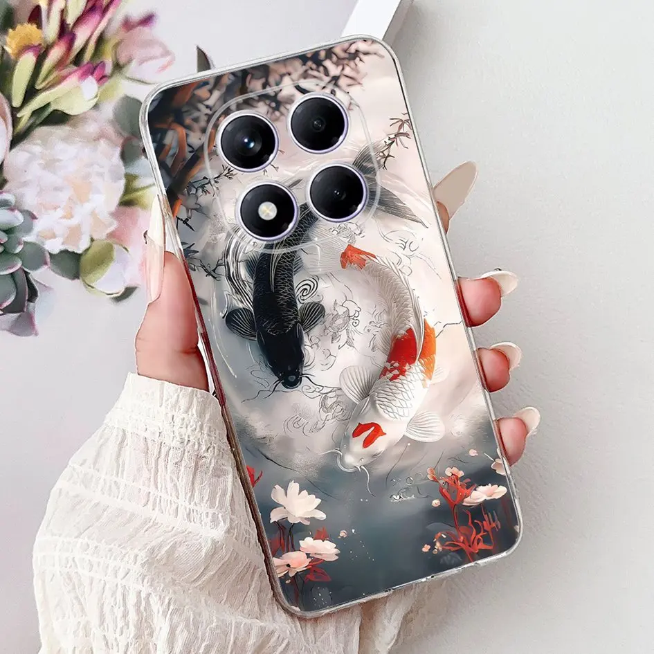 Cute Strawberry Love Heart Soft Silicone Clear Phone Case Cover