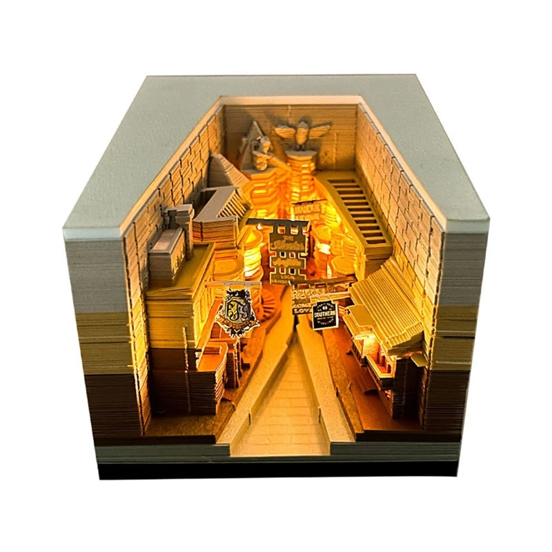 

Time Piece Calendar 2024 3D Calendar Paper Carving With LED Lights, 3D Calendar Paper Carving Gift Desktop Decoration