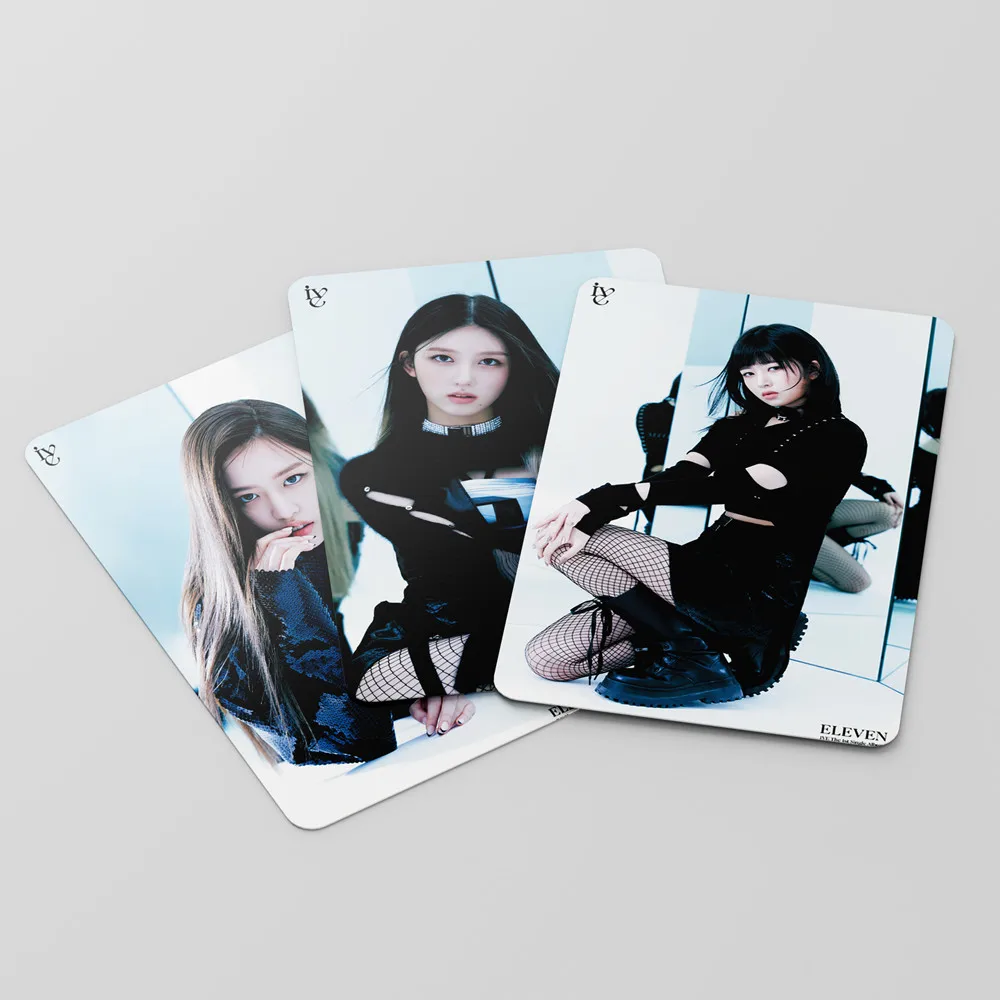 55pcs set kpop ive lomo cards eleven liz high quality hd print photocard postcard aliexpress