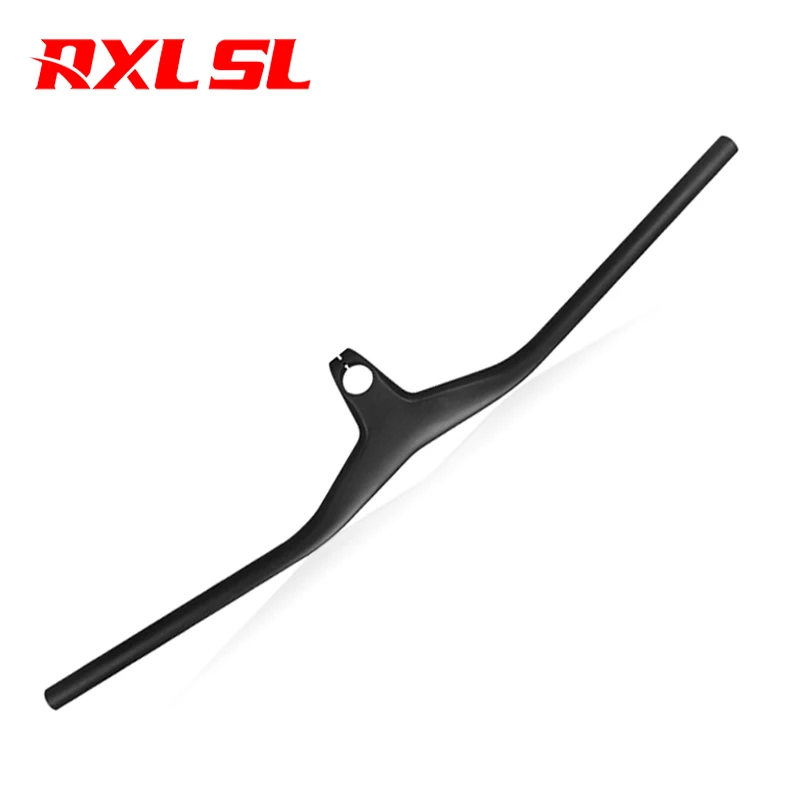 

RXL SL1-1/8" MTB Riser Integrated Handlebar 7 Degree Mountain Bike Carbon Riser Bar 720-800mm UD Matte Swallow-shaped Handlebars