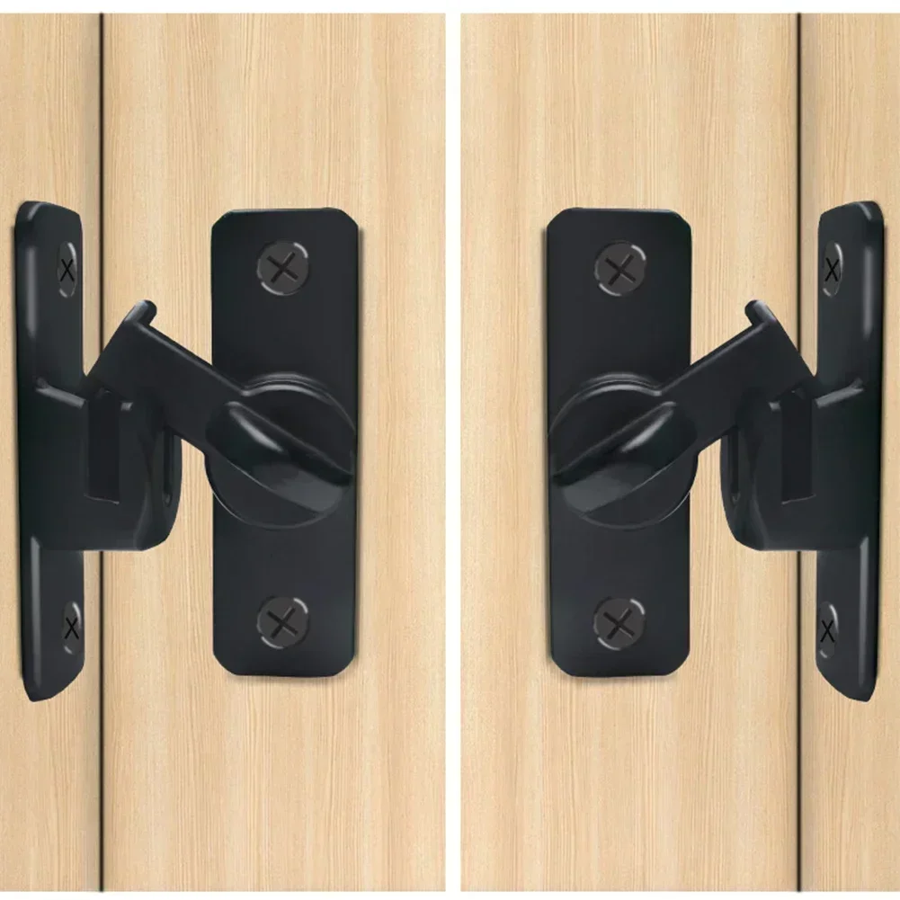 Door Latch Home Security Latch Bolt Zinc Alloy 90 180 Degree Easy Install Lock Bathroom Sliding Door Bolt Hardware