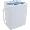 15LBS Portable Washing Machine with Draining Pump Electric Mini Washer Twin Tub Washer 1