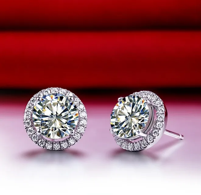 Female diamond earrings Clearance