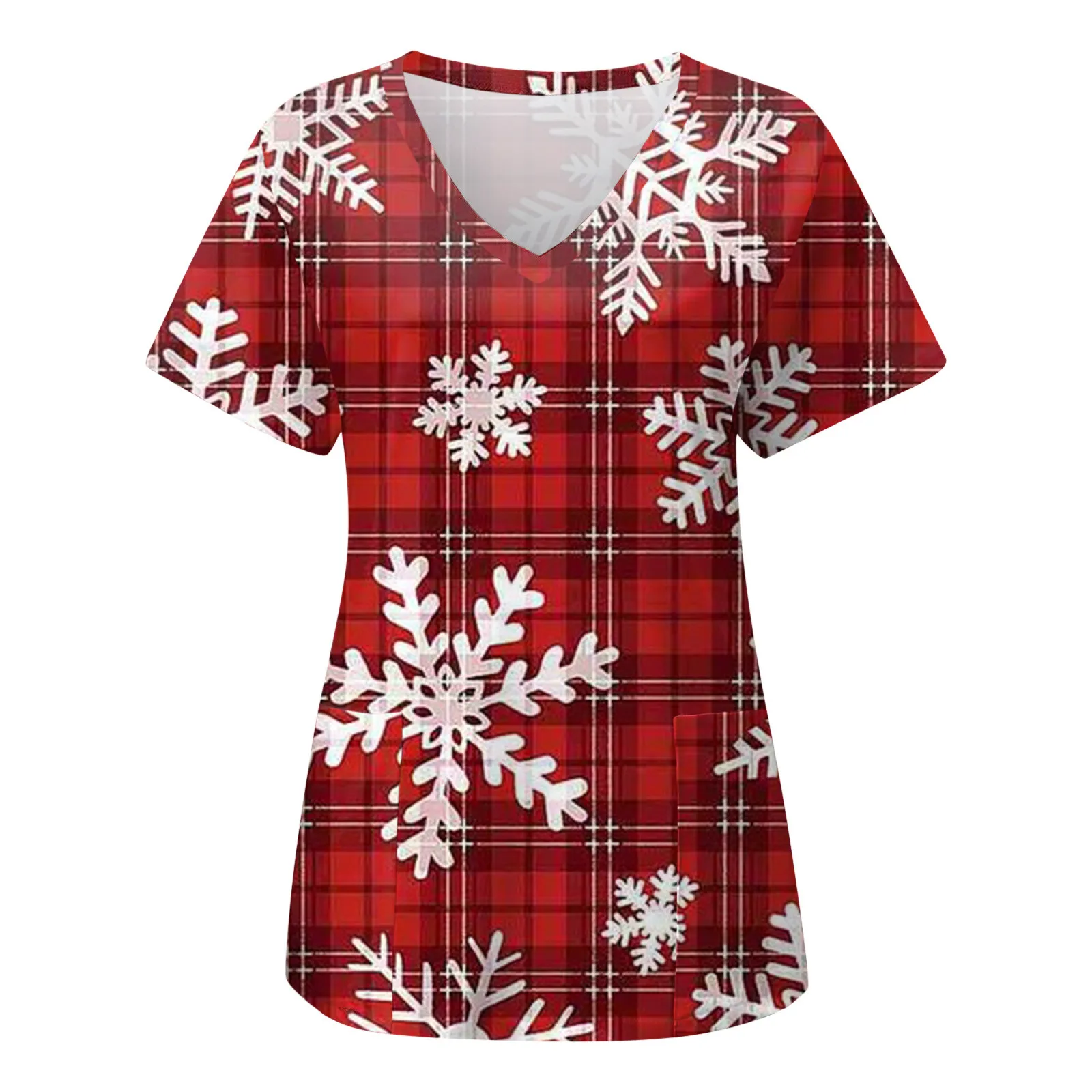 

Women Surgical Uniform Christmas Graphic Medical Scrubs Top Overall Nurse Uniform Uniforme De Enfermera Para Mujer Uniformes