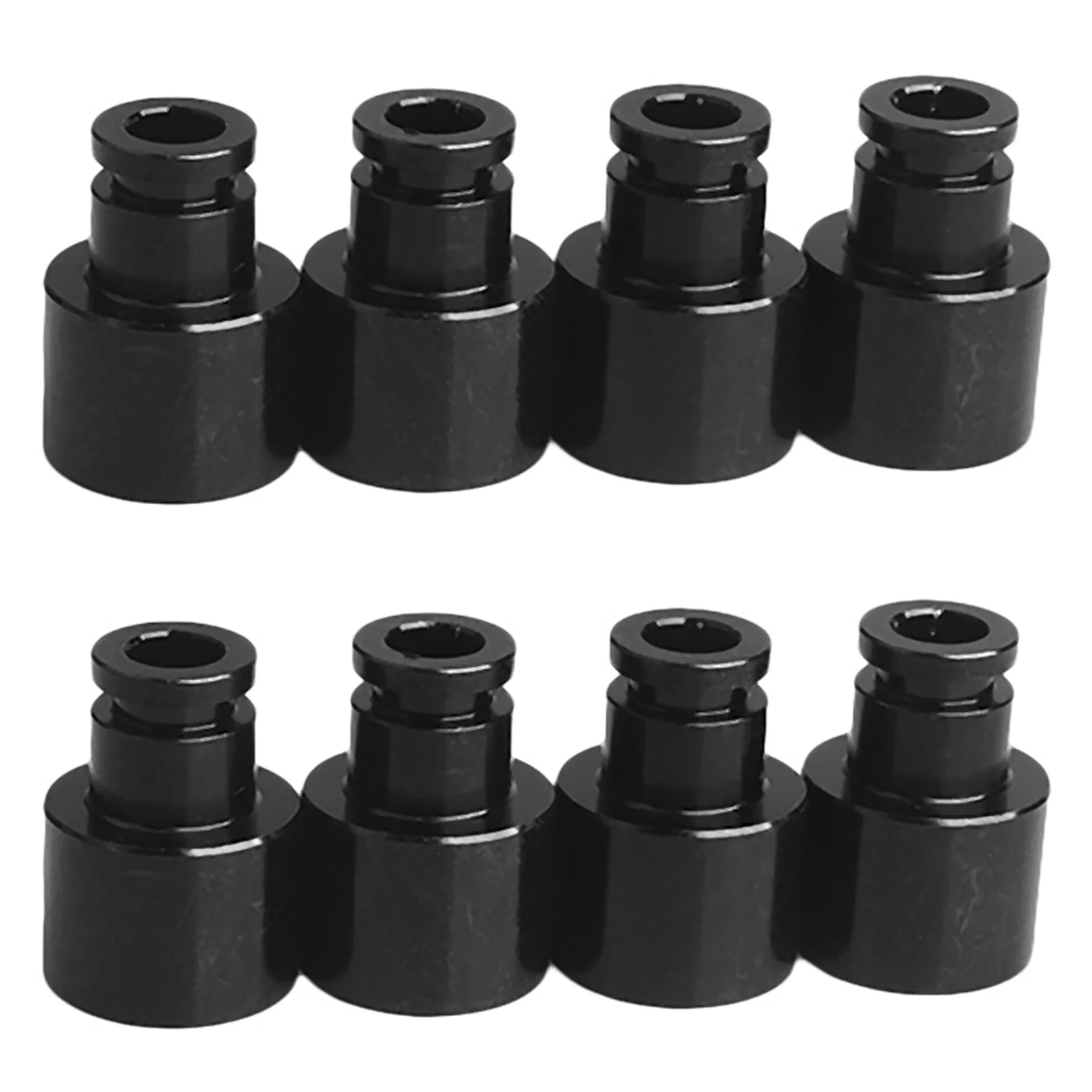 

2X Fuel Injector Adapters Hat Fuel Nozzle Spacers Extenders Car Top Cap Accessories for B16 B18 D16Z D16Y