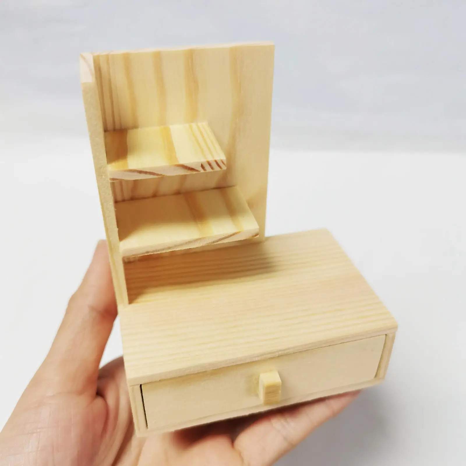 

Dolls House Furniture Model Ornament Decoration 1/12 Scale Dollhouse Cabinet
